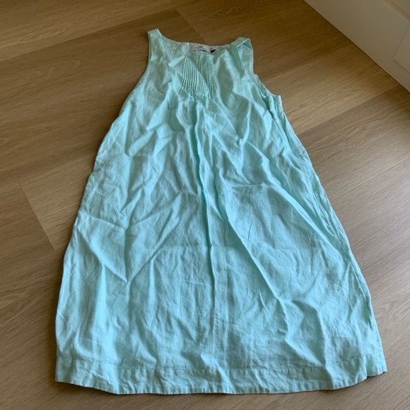 Vineyard Vines Linen Pintuck Cisco Swing Dress - Picture 4 of 5